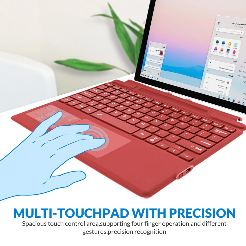 TECPHILE - 2098D Wireless Keyboard for Surface Pro 11/10/X/9/8 - Image 14