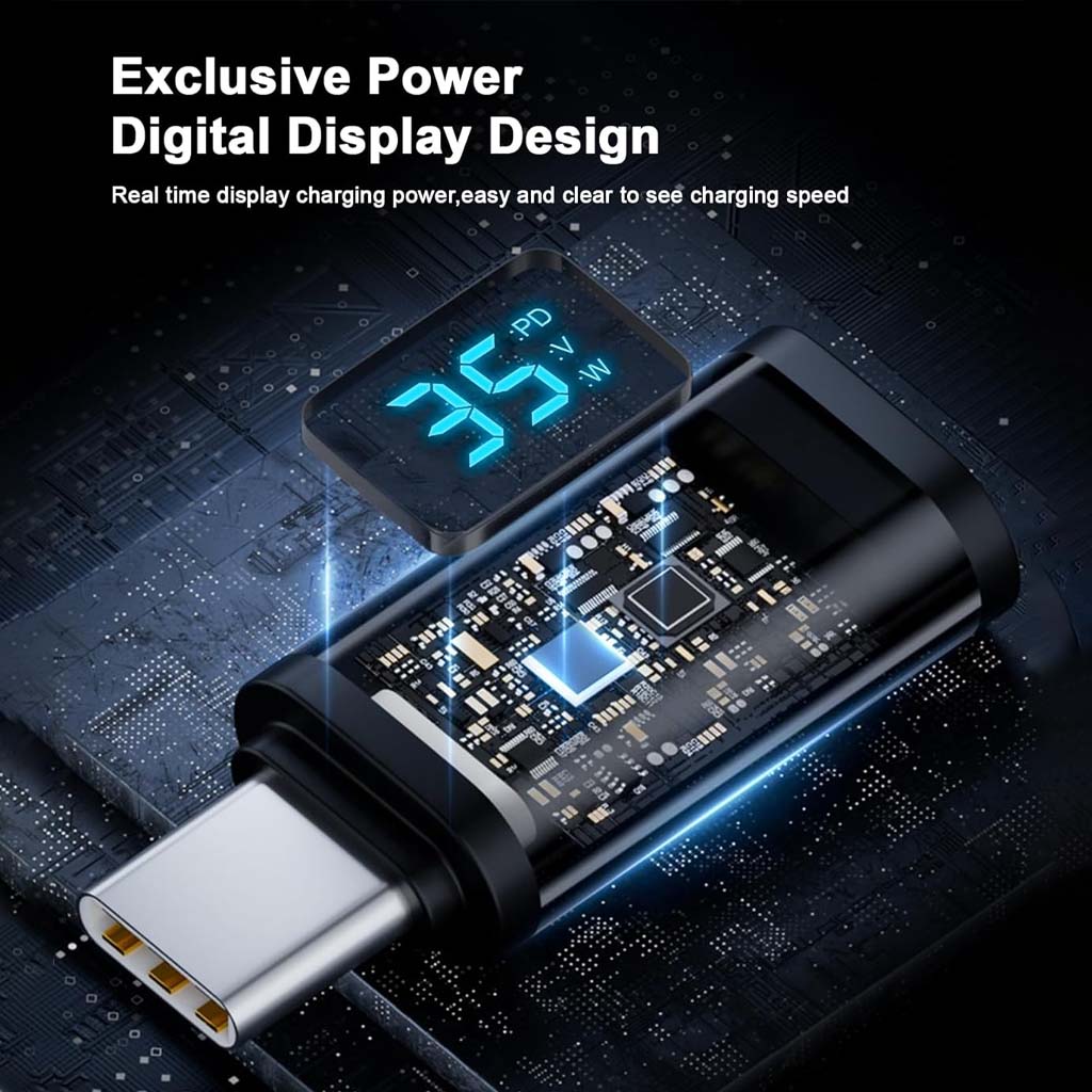 TECPHILE- 35W Type-C Male to Lighting Female Adapter Converter - Image 2
