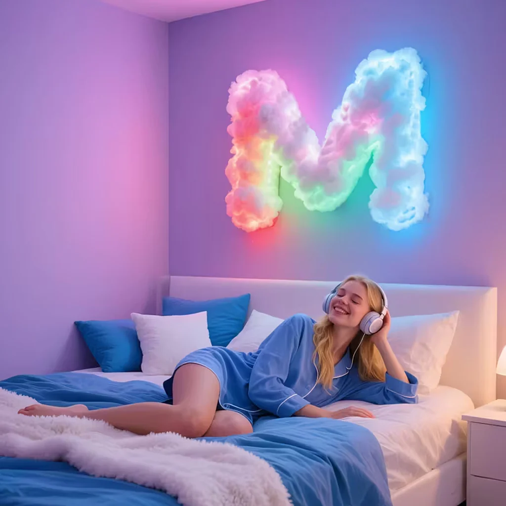 TECPHILE -  3D Customizable DIY Cloud Light with App & Remote Control - Image 10