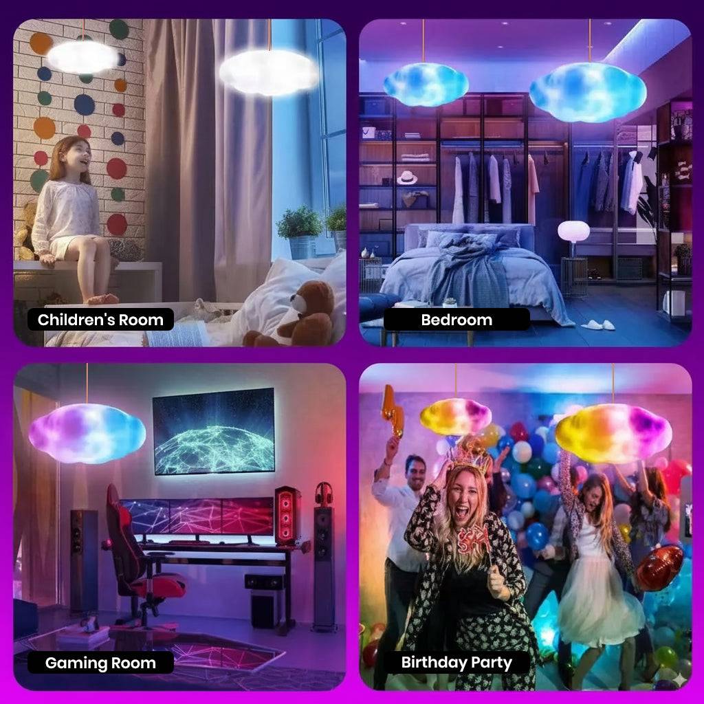 TECPHILE -  3D Customizable DIY Cloud Light with App & Remote Control - Image 15