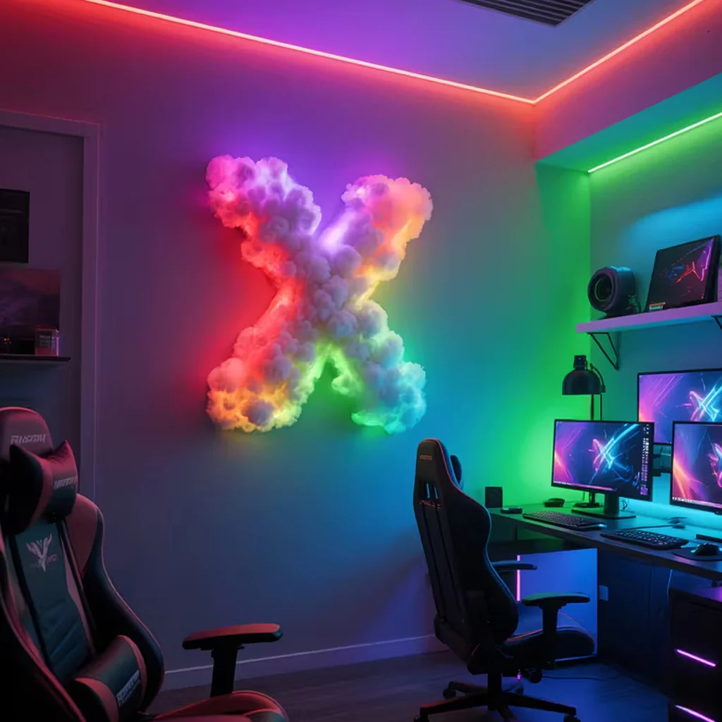 TECPHILE -  3D Customizable DIY Cloud Light with App & Remote Control - Image 16