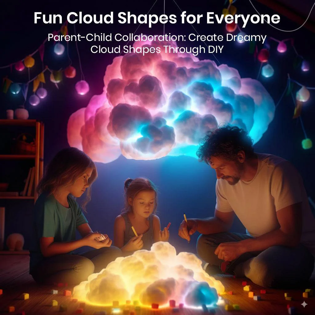 TECPHILE -  3D Customizable DIY Cloud Light with App & Remote Control - Image 6