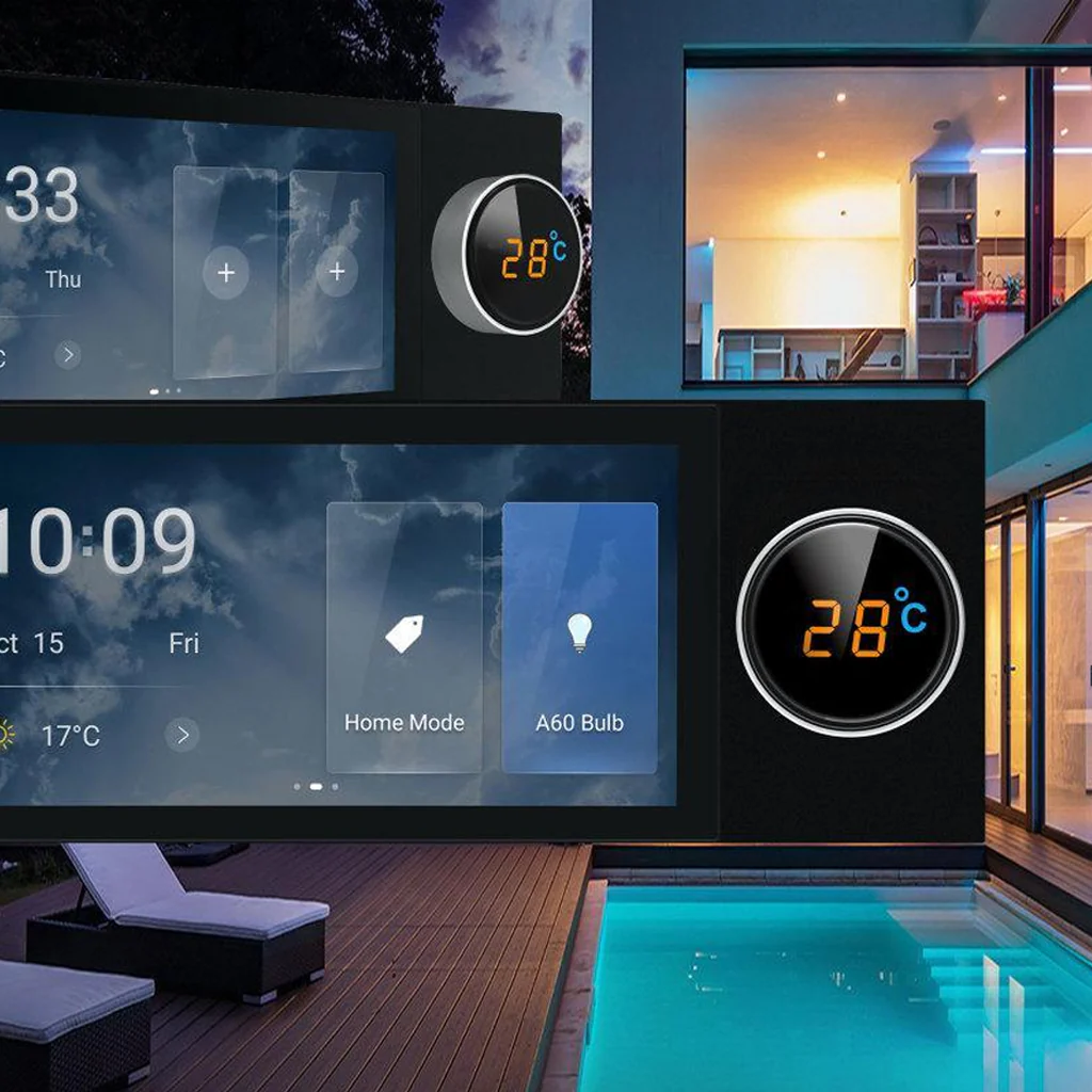 TECPHILE 6'' Smart LCD Control Panel For Zigbee Devices - Image 4