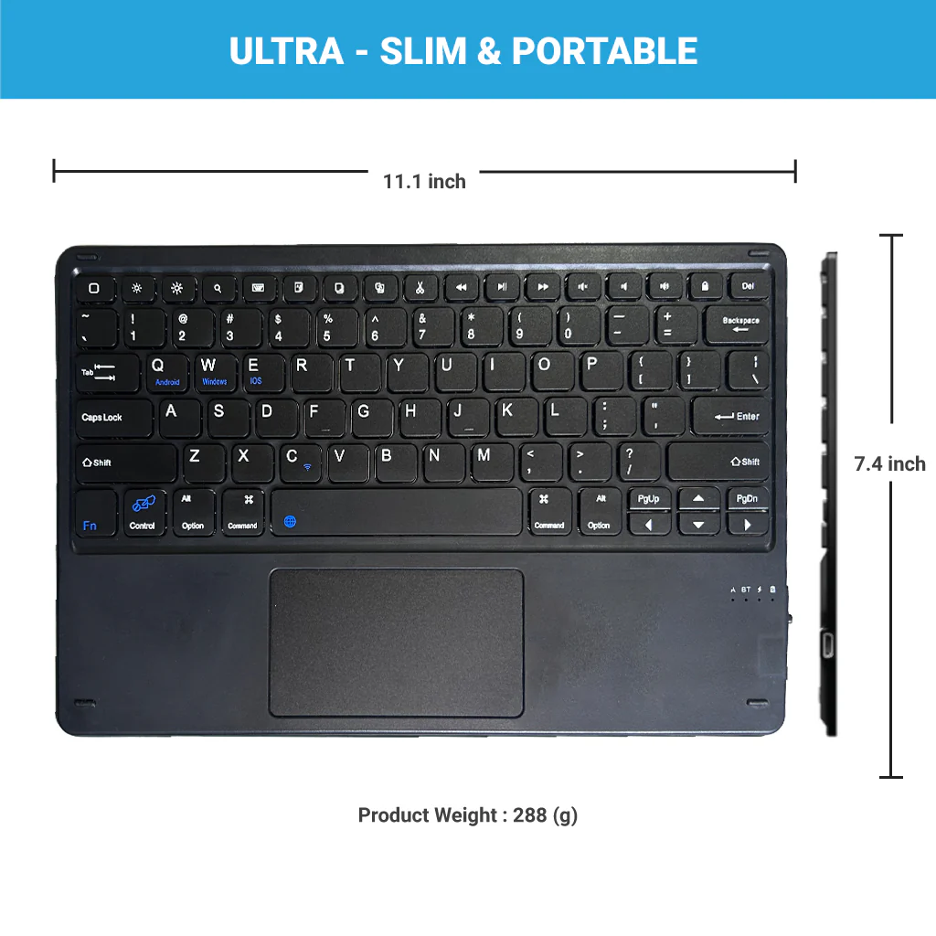 TECPHILE - 632T Wireless Keyboard - Image 4