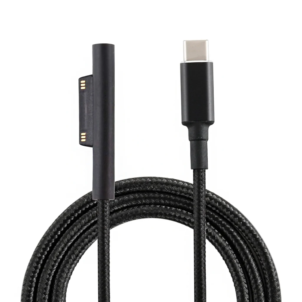 TECPHILE 100W Type-C PD Charging Cable for Surface Pro/ Book / Go