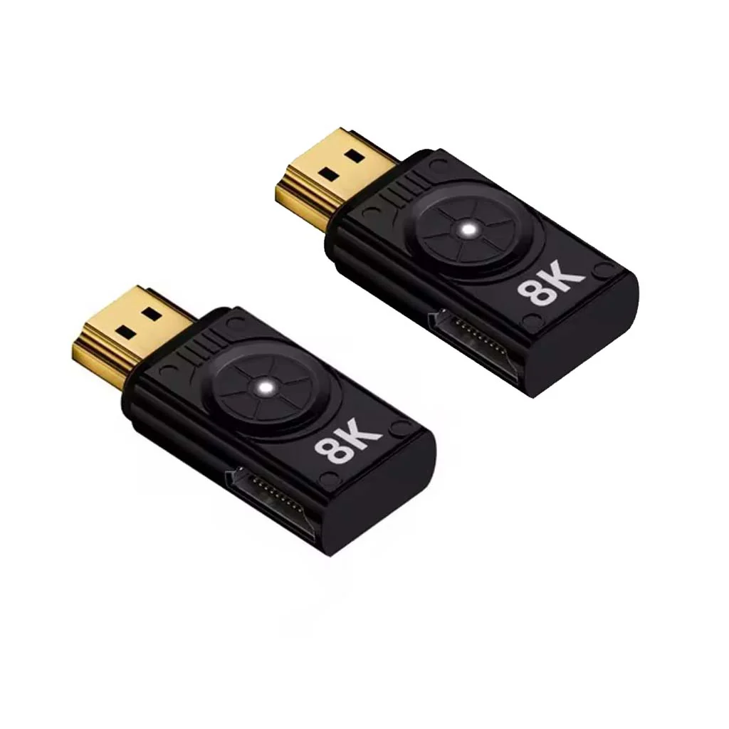 TECPHILE- 8K Magnetic HDMI Male to Female HDMI 90°Angled - Image 7