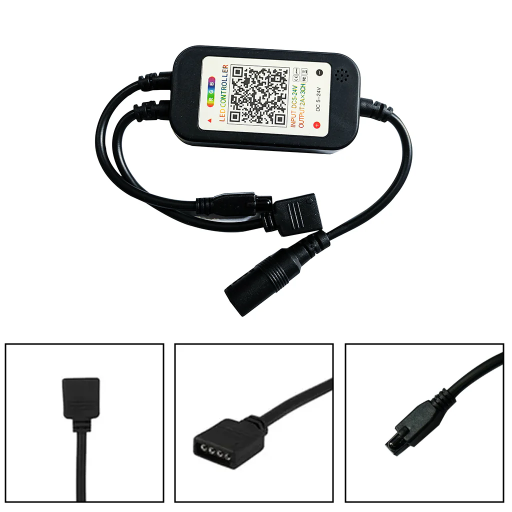 TECPHILE - Bluetooth RGB LED Strip Controller with 44 Keys Remote - Image 7