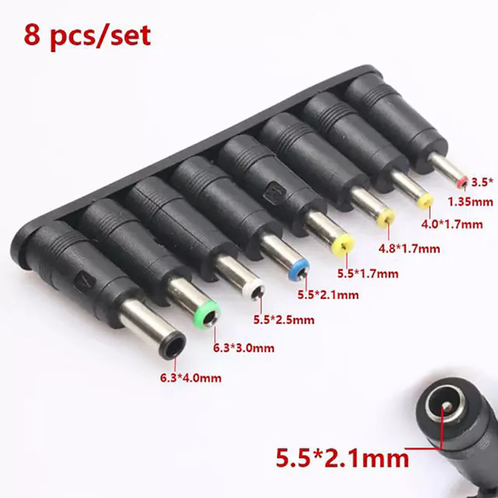 TECPHILE CA32X Multifunctional 8-Pin Laptop DC Power Adapter Kit