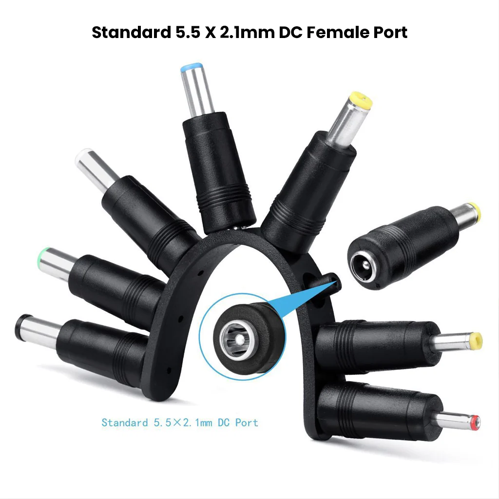 TECPHILE CA32X Multifunctional 8-Pin Laptop DC Power Adapter Kit - Image 3