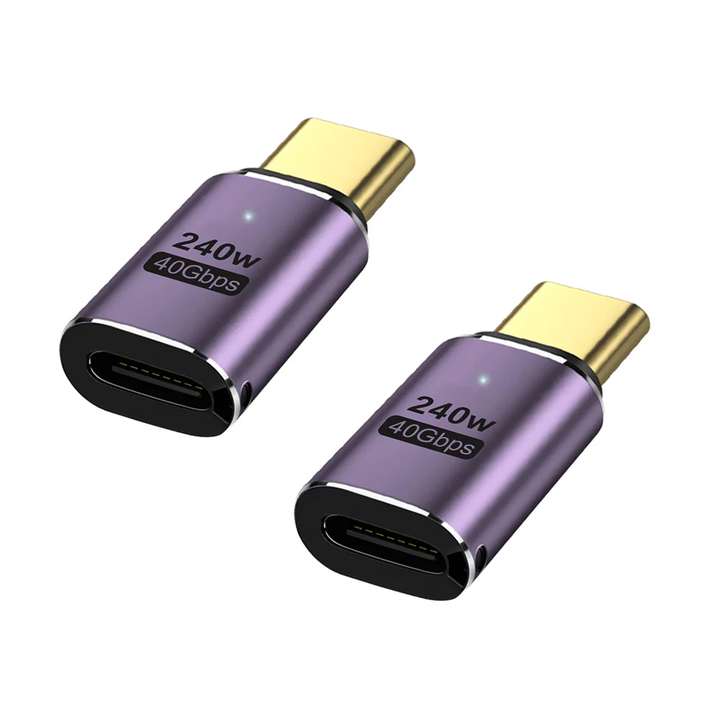 TECPHILE 240W PD Type C Male to Type C Female Adapter - Image 8