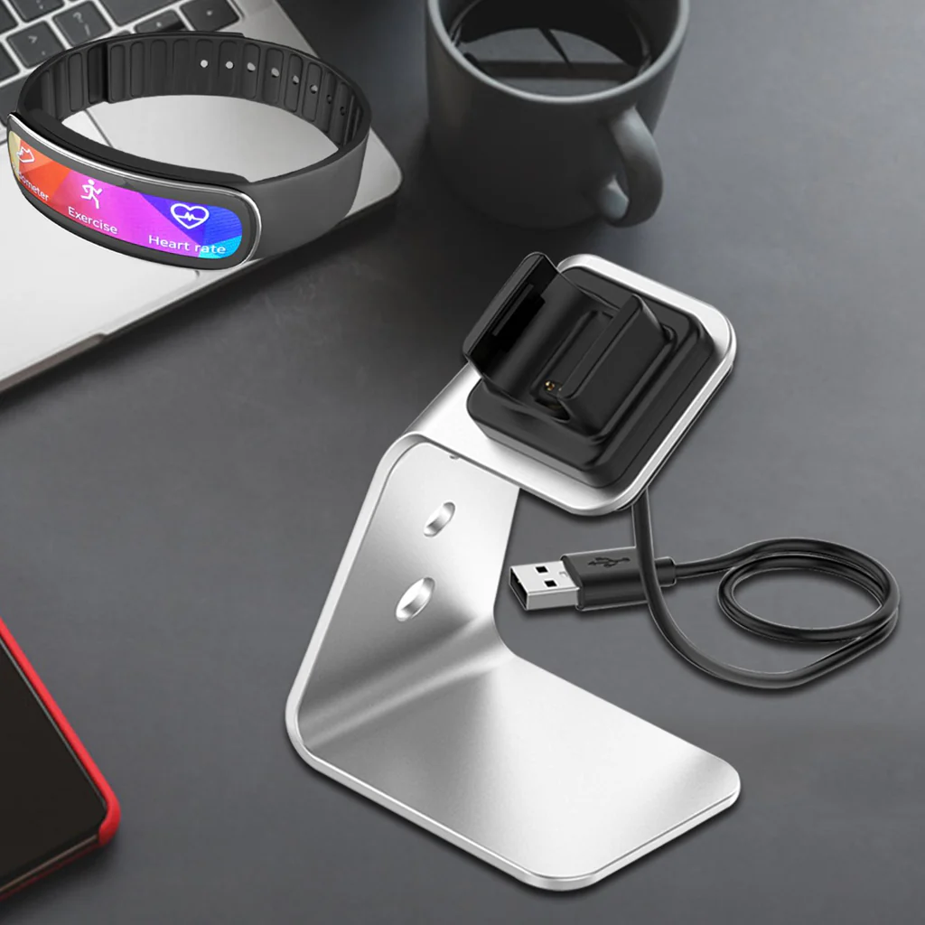 TECPHILE - USB Charging Dock Stand for Fitbit Charge 3 /Charge 4 - Image 7