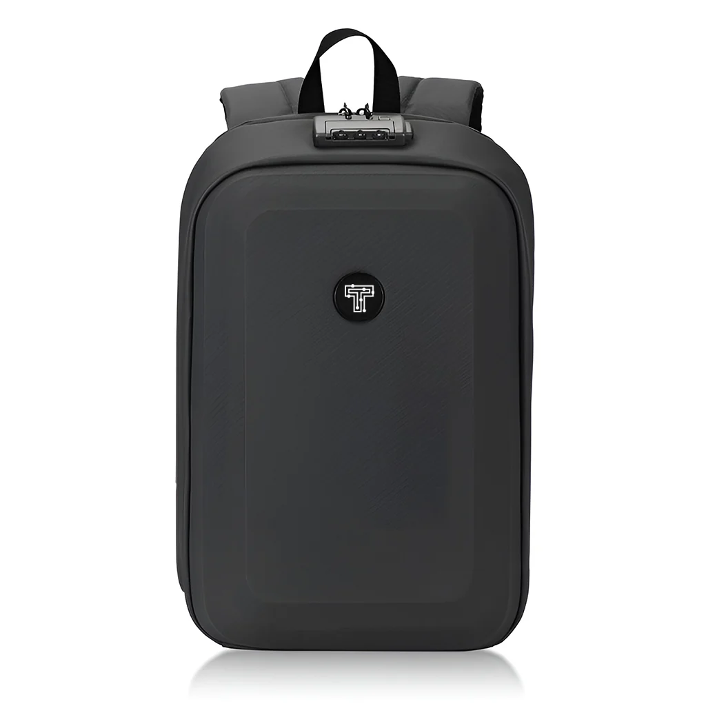 TECPHILE - COMPX Anti Theft Hard Shell Bag Laptop Backpack 15L Fit for 15.6” Laptop - Image 2