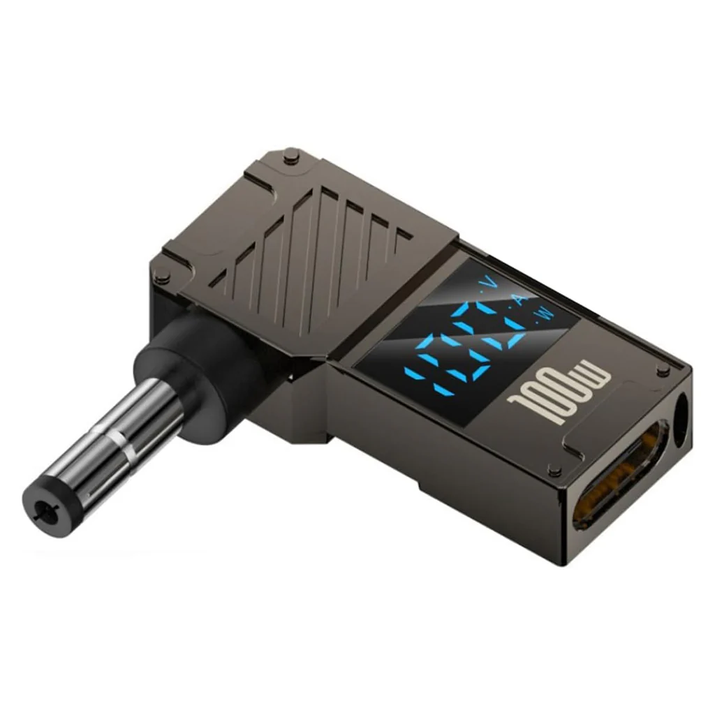 TECPHILE- DC to Type-C Adapter with Digital Display