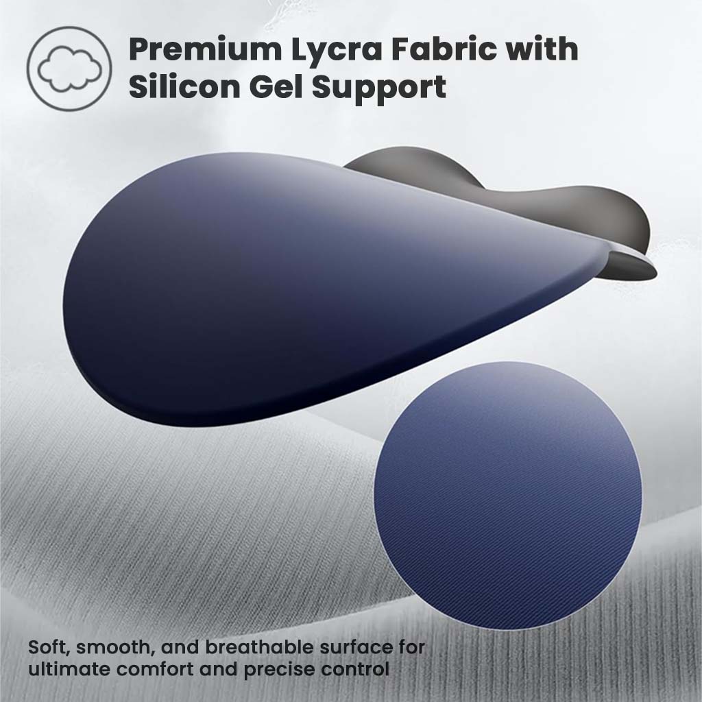 Silicone Gel Mouse Pad with Wrist Rest, Non-Slip Base - Image 3
