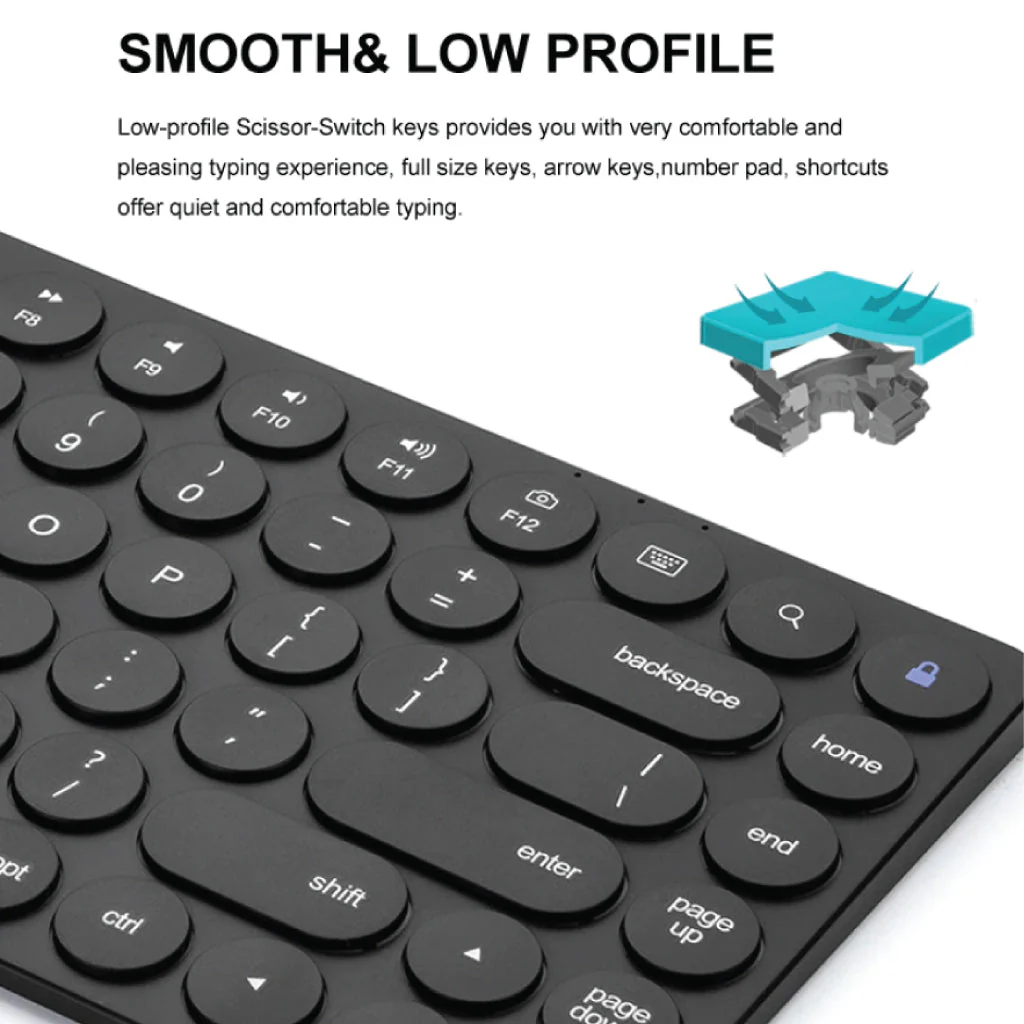 TECPHILE - F901 Wireless Keyboard - Image 3