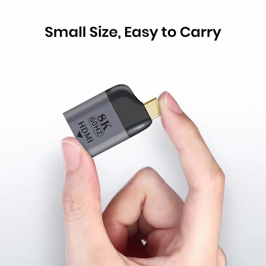 TECPHILE- HDMI 2.1 Female to USB4 Type-C Male Adapter Converter - Image 4