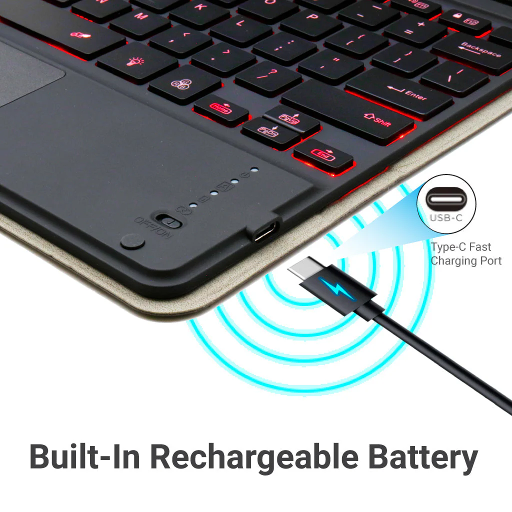 TECPHILE - HK131T Wireless Keyboard Case For iPad Pro 12.9 (Demo Unit) - Image 12