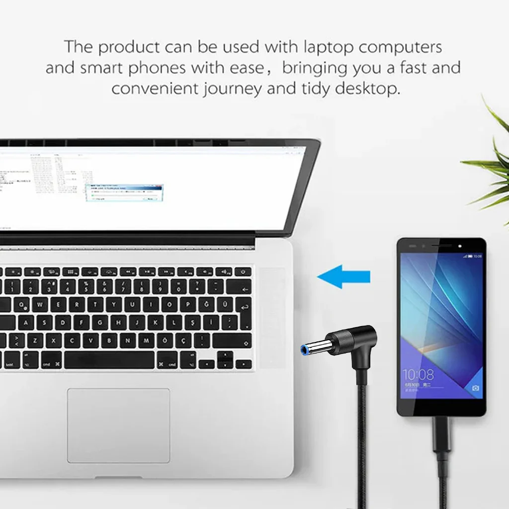 TECPHILE - 100W Type-C PD Fast Charging Cable for HP Laptop - Image 10