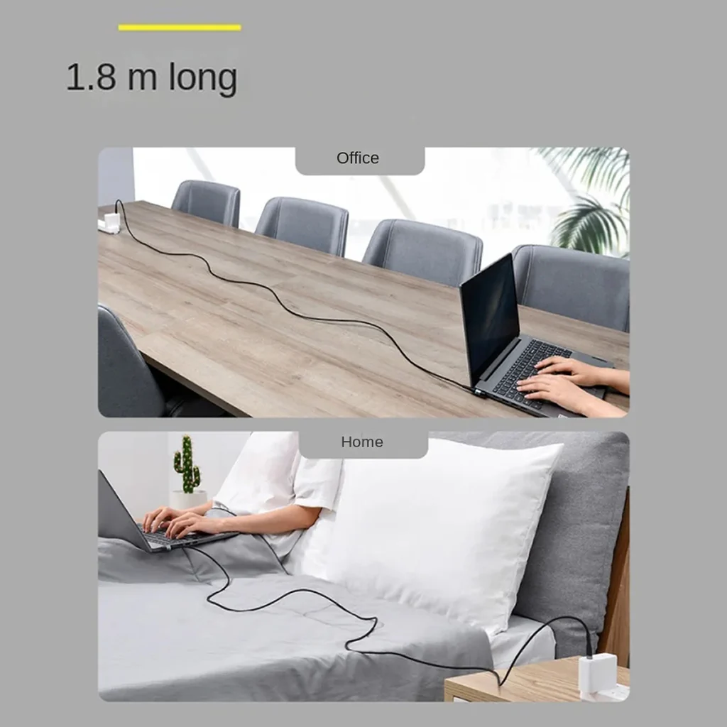 TECPHILE - 100W Type-C PD Fast Charging Cable for HP Laptop - Image 5