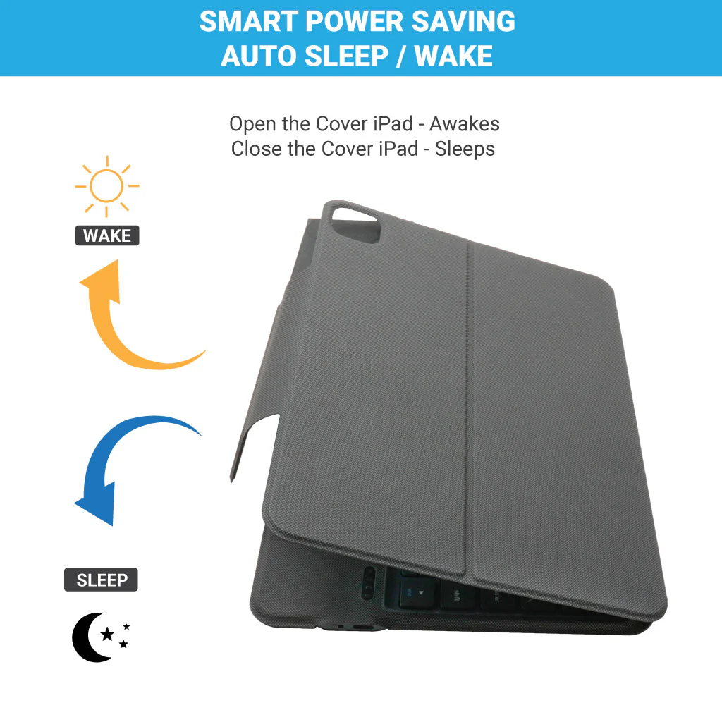 TECPHILE - J3125-6 Wireless keyboard Case for iPad (Demo Unit) - Image 4