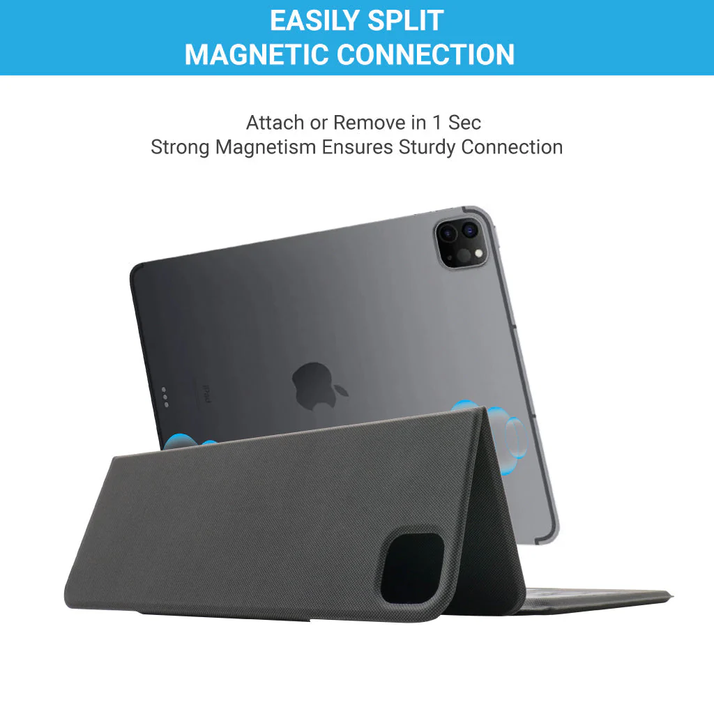 TECPHILE - J3125-6 Wireless keyboard Case for iPad (Demo Unit) - Image 6