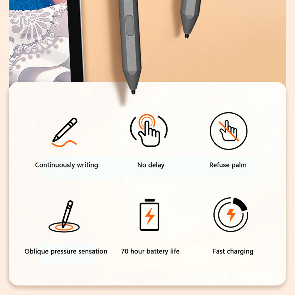 TECPHILE JW10 Stylus Pen for Lenovo Pad - Image 2
