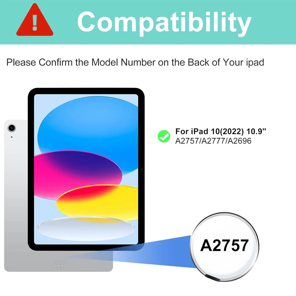 HD209T iPad 10th Gen Keyboard Case 360° Rotating & Transparent - Image 10