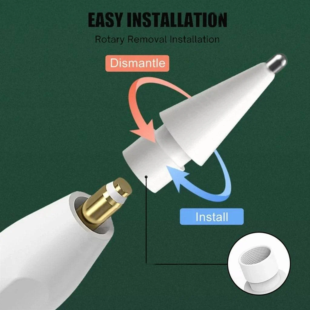 TECPHILE - Metal Pencil Tips for Apple 2nd Generation - Image 4