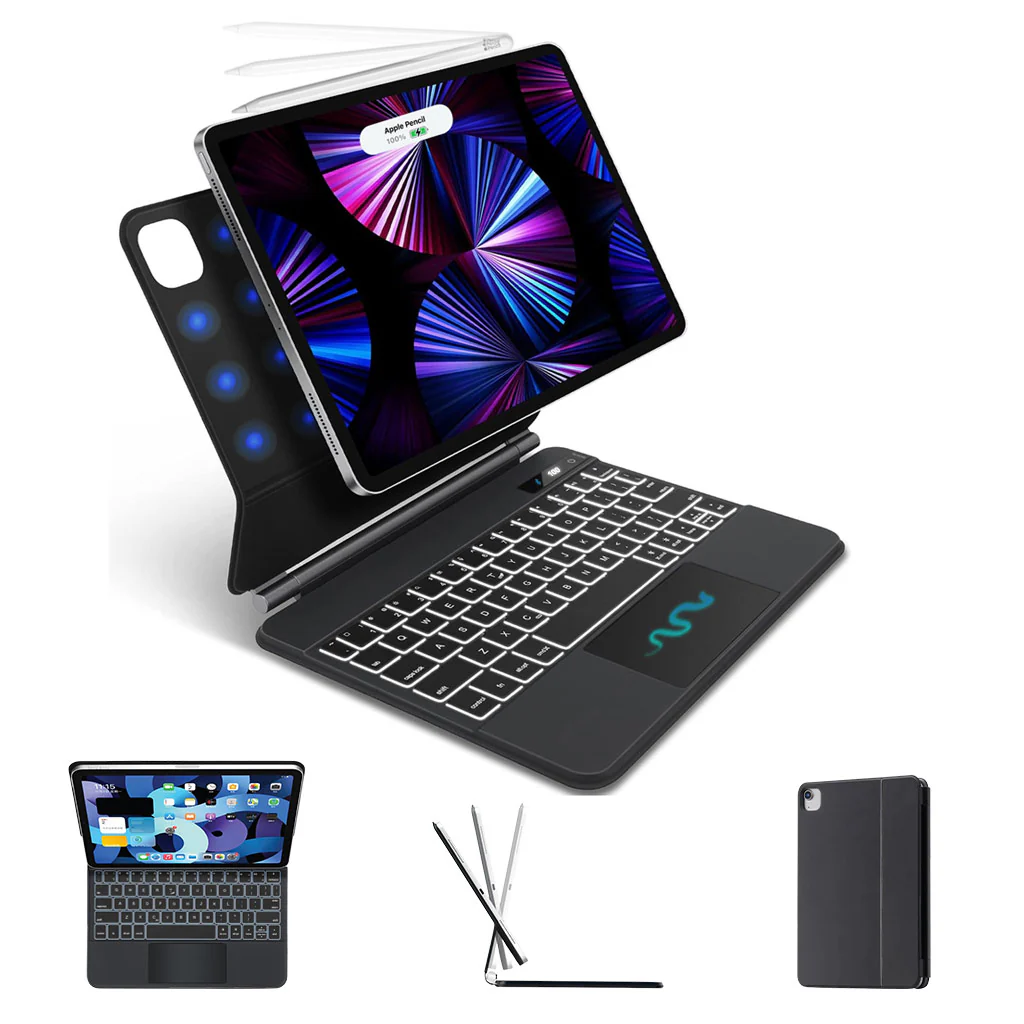 TECPHILE - P109 Magic keyboard Case for iPad - Image 9