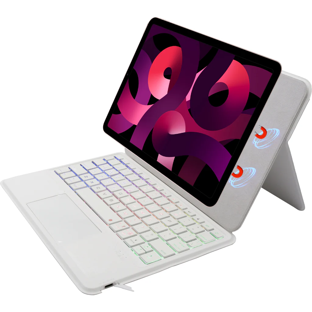 TECPHILE - P109 Magnetic Wireless Keyboard Case for iPad - Image 8