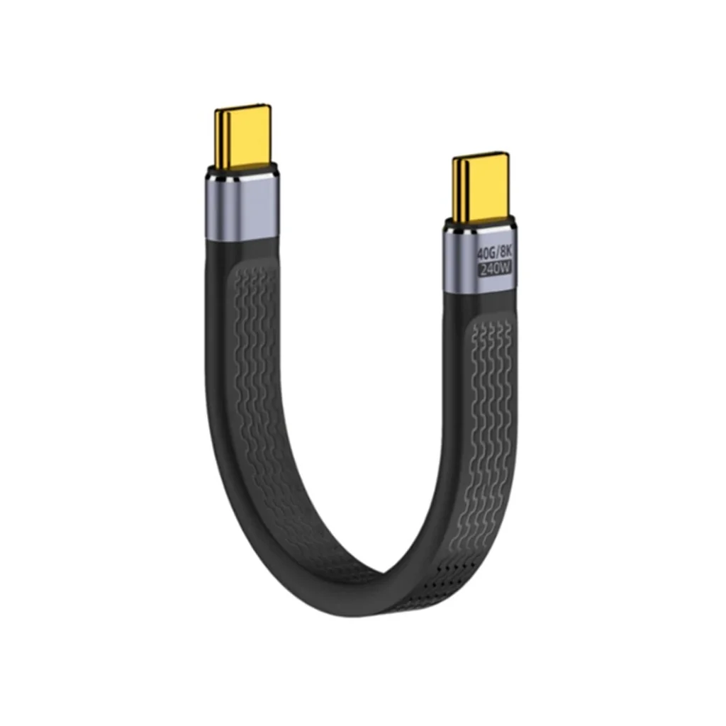 TECPHILE - PD240W 40Gbps Type C Male to Type C Male FPC Cable