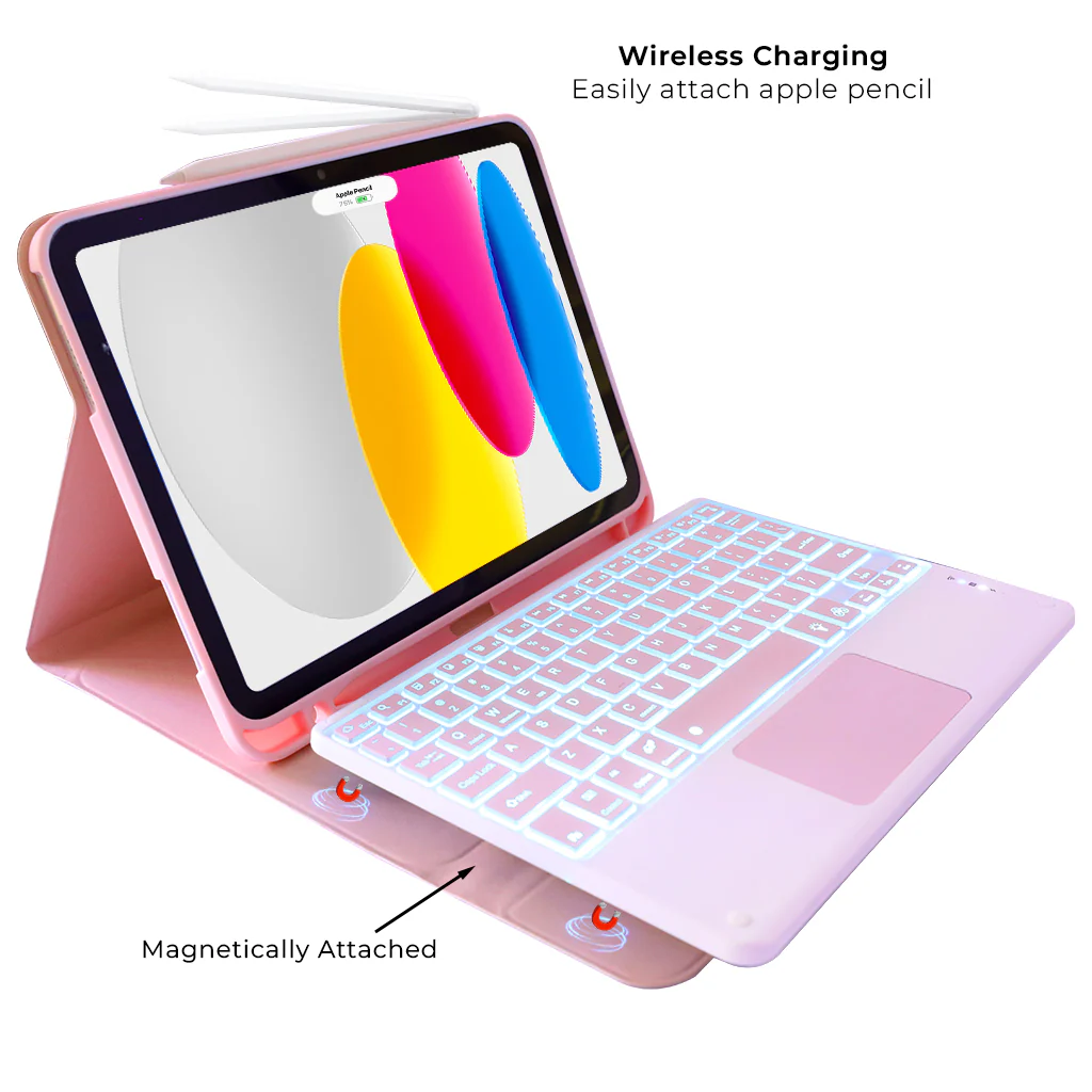 TECPHILE - PS209T Wireless Keyboard Case for iPad - Image 31