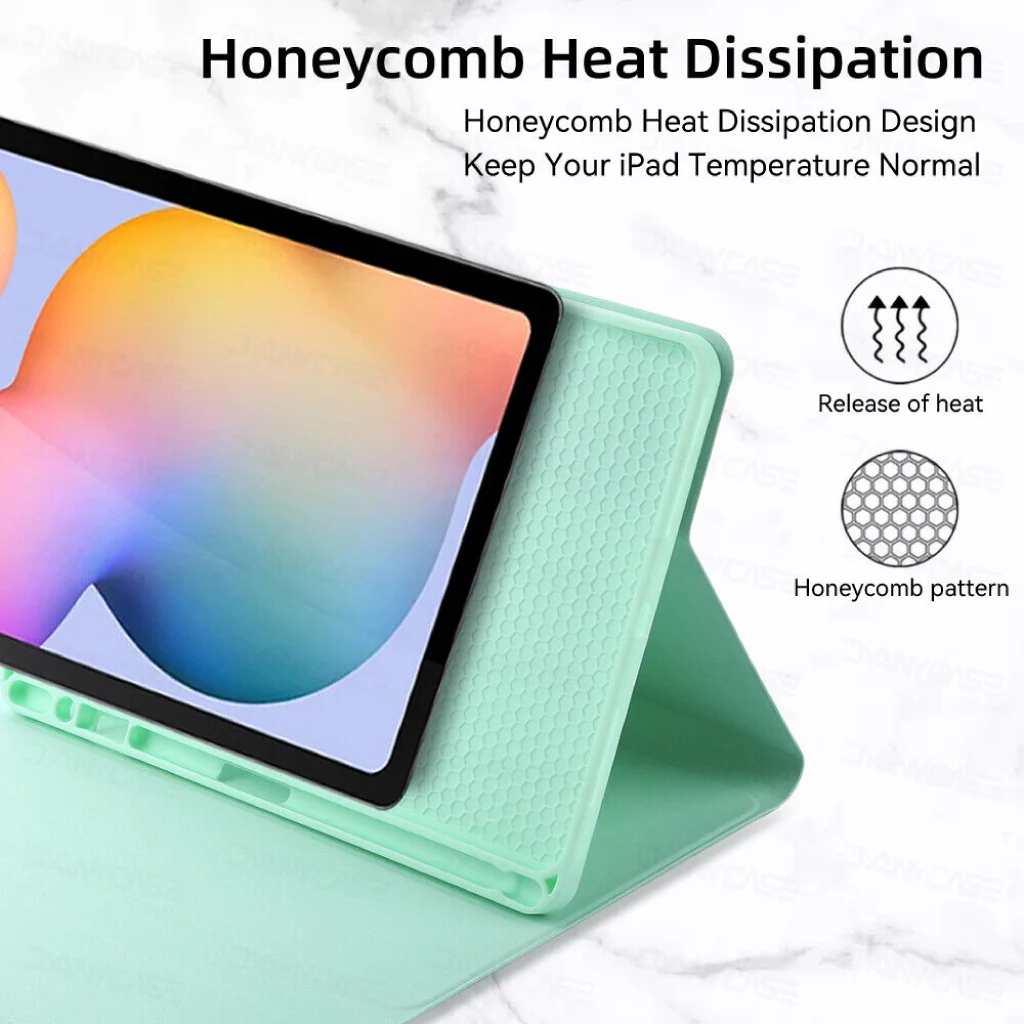 TECPHILE - PS209T Wireless Keyboard Case for iPad - Image 7