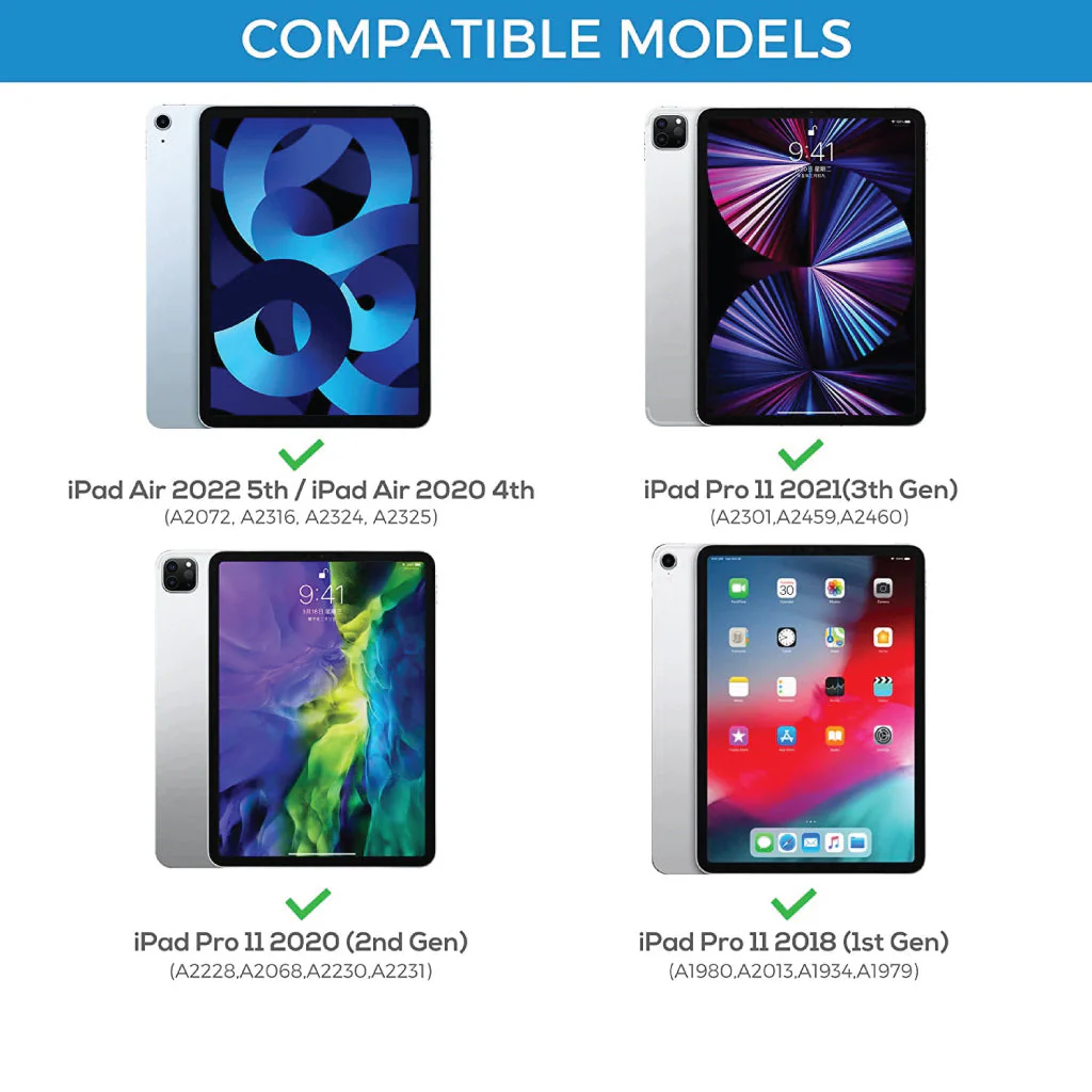 TECPHILE - Q109 Protective Case Cover for iPad Air - Image 6