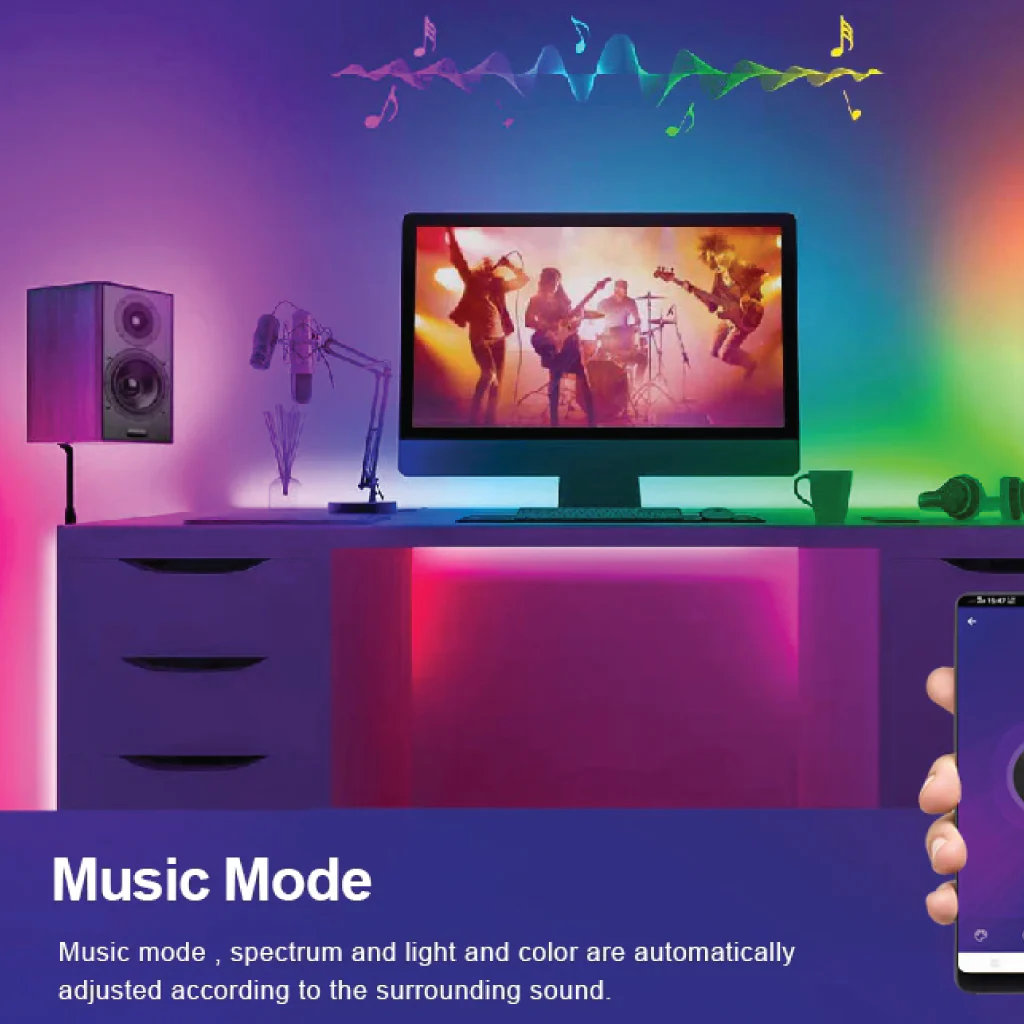 TECPHILE - RGBW LED Strip Light - Image 3