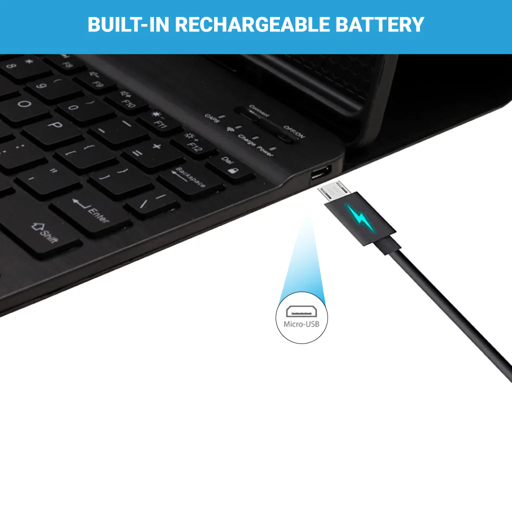 TECPHILE - RM106 Keyboard Case for Redmi Pad - Image 9