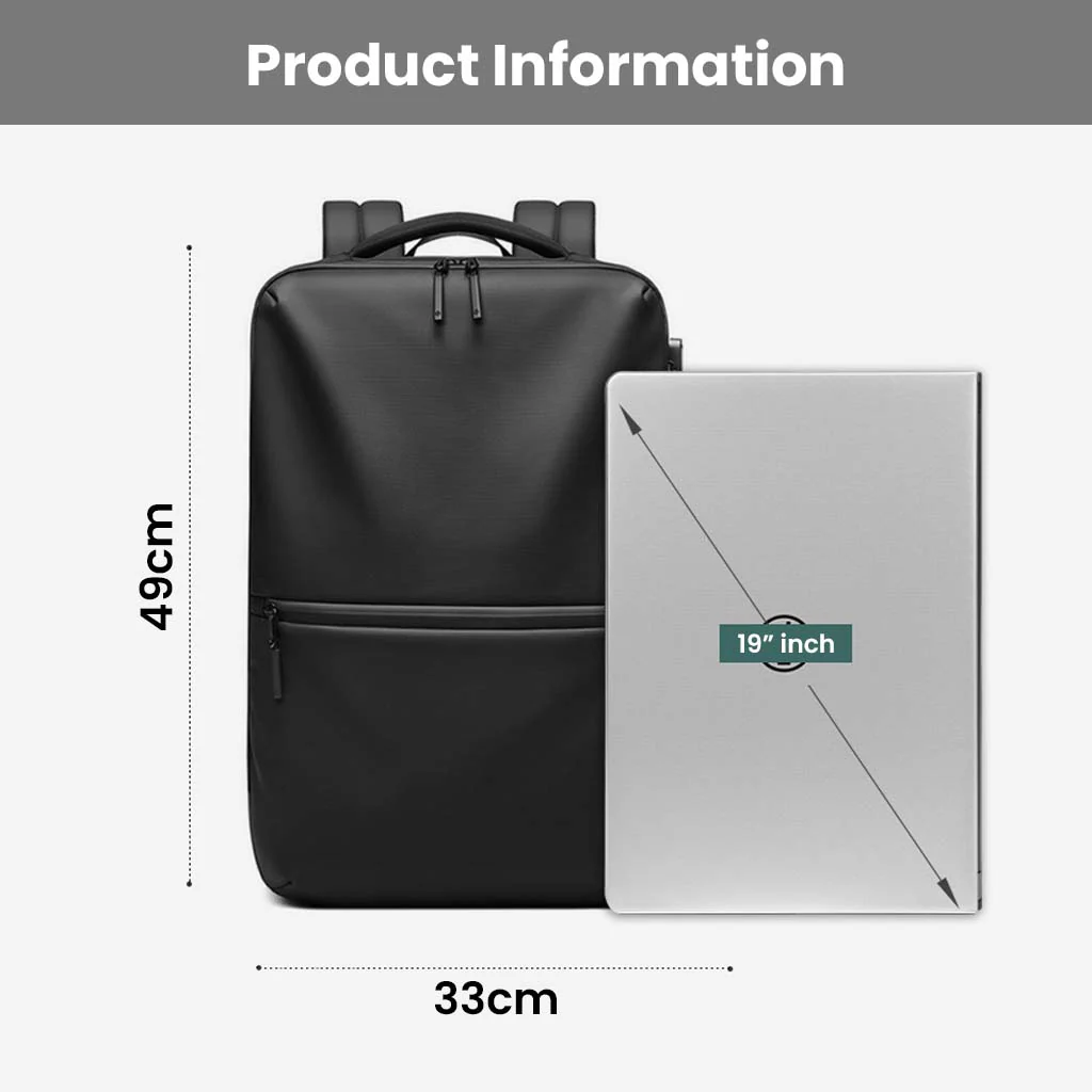 TECPHILE - Smart Airpack Vacuum Compression Travel Backpack 39-55L Expandable - Image 2