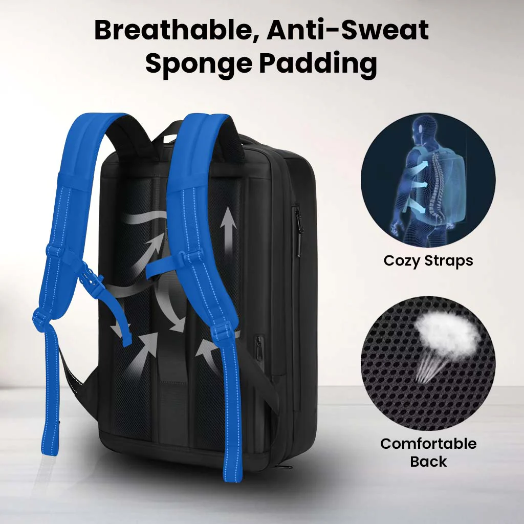 TECPHILE - Smart Airpack Vacuum Compression Travel Backpack 39-55L Expandable - Image 5