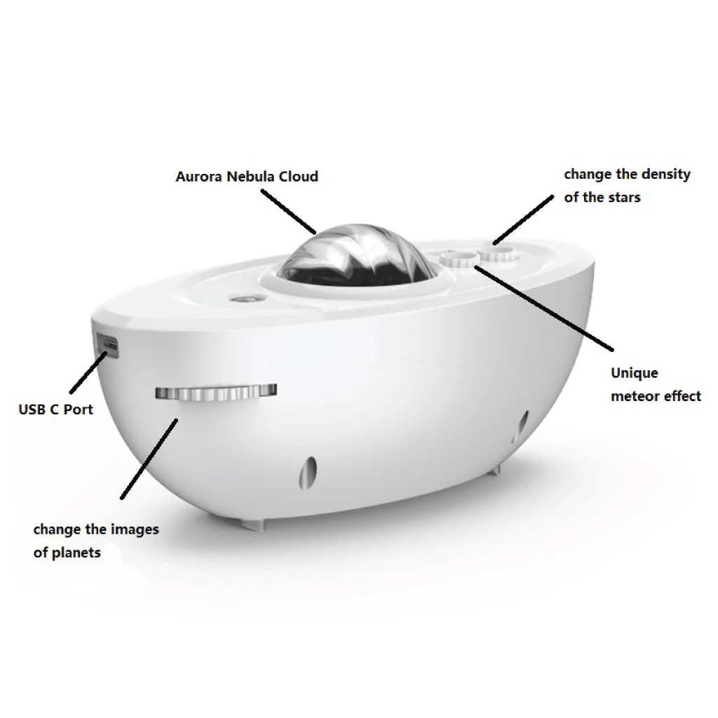 TECPHILE - Smart Galaxy Starship Night Lamp (Demo Unit) - Image 14