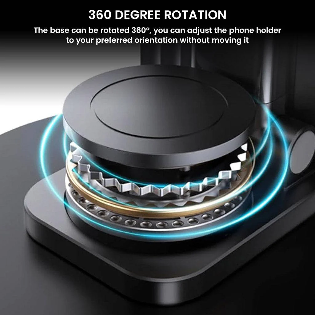 TECPHILE-  Snap Mount 360° Rotatable & Foldable Phone Holder - Image 2