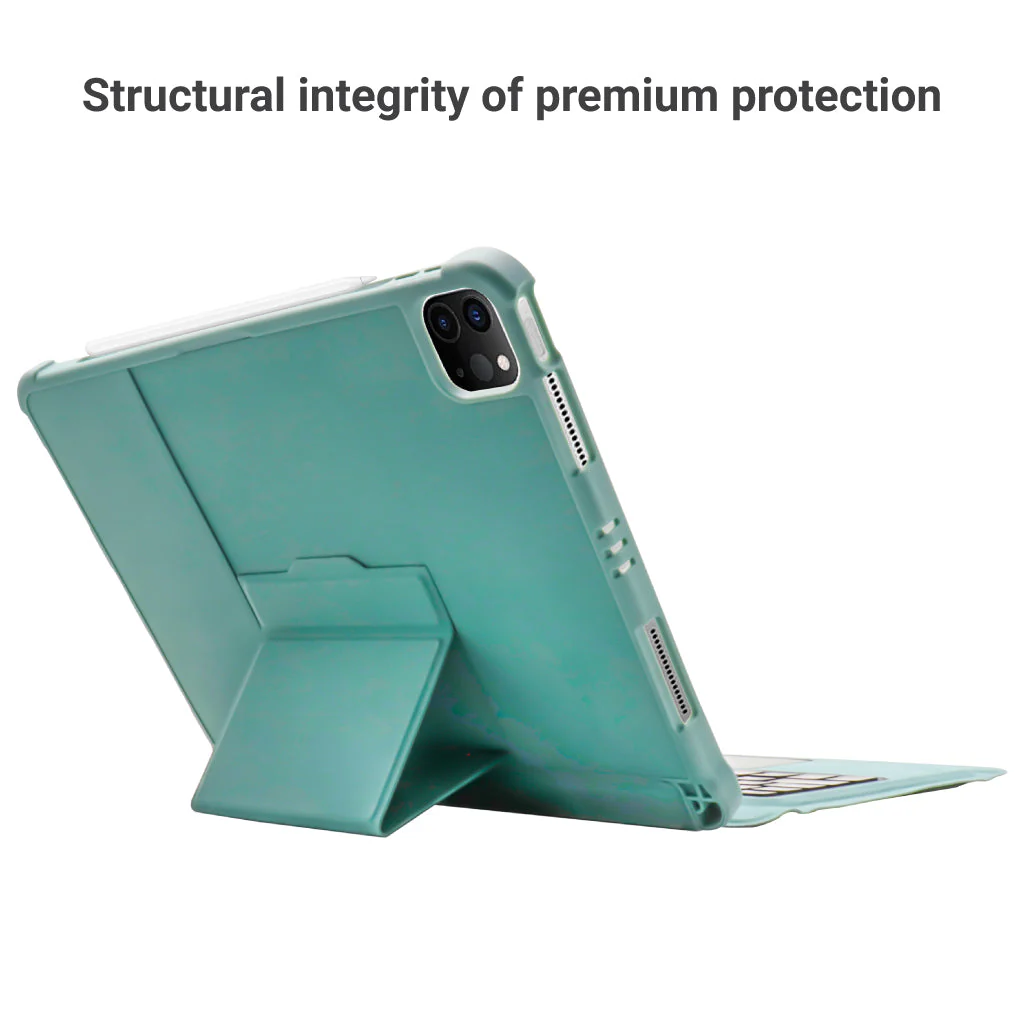 TECPHILE - T207D Wireless Keyboard Case for iPad - Image 14