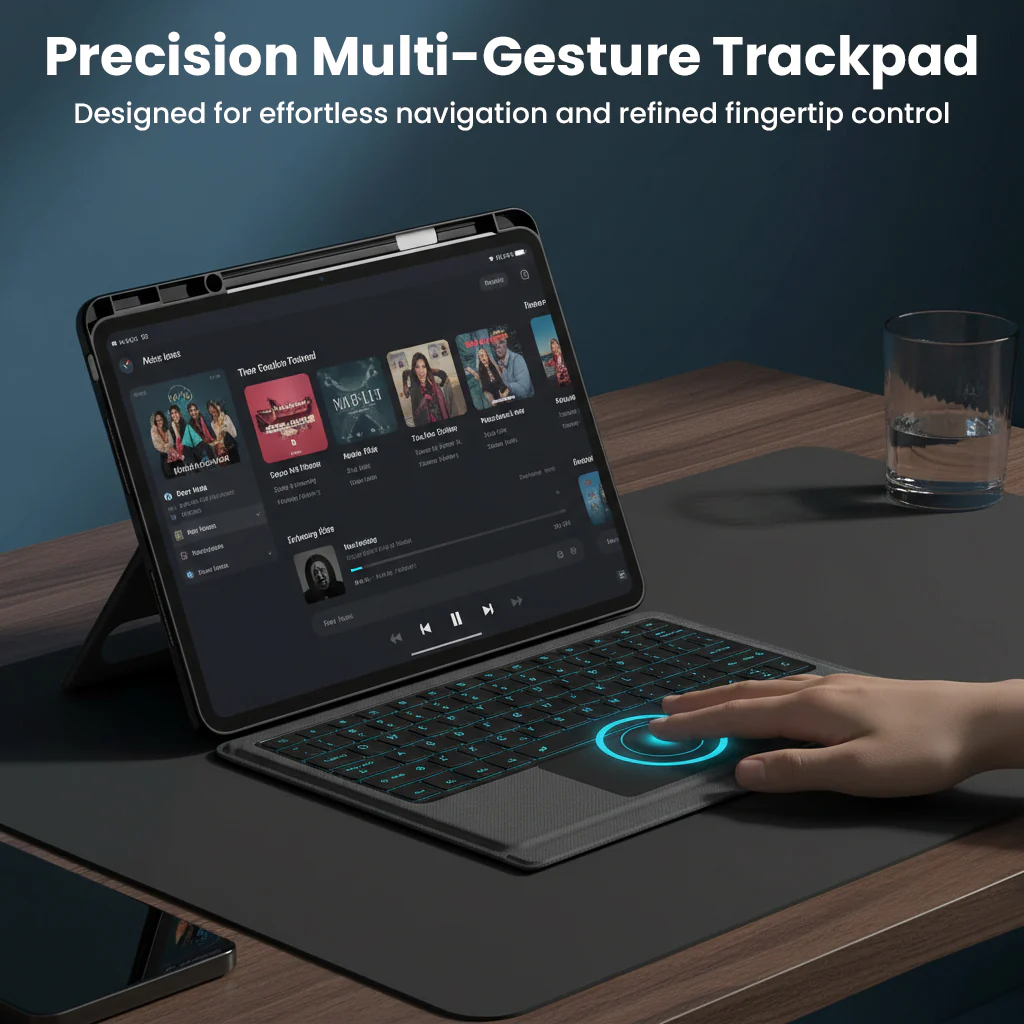 Keyboard Case for OnePlus Pad 2 Pro, Pad 3 and Oppo Pad 4 Pro 13.2” 2025 Cover - Image 3