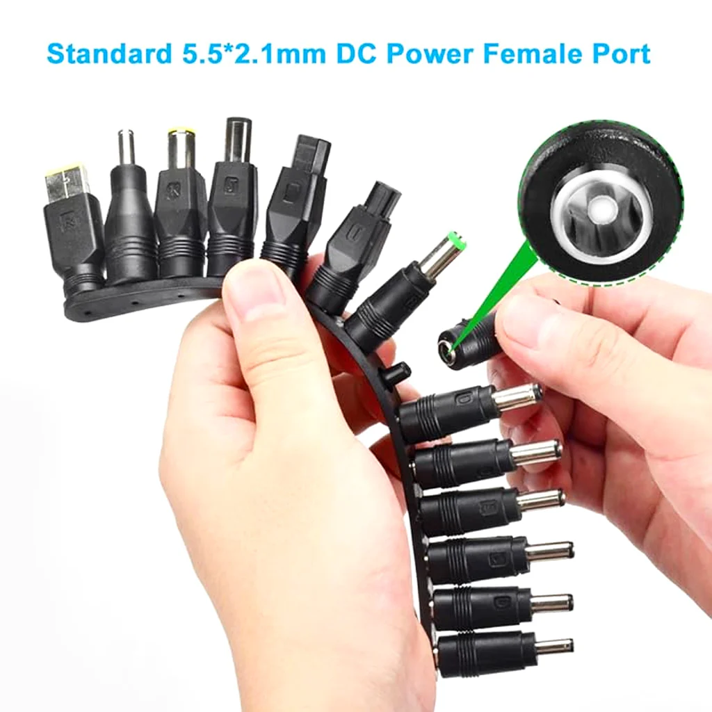TECPHILE- Universal 34 PCs Laptop DC Adapter Set With 65W Cable (150CM) - Image 2