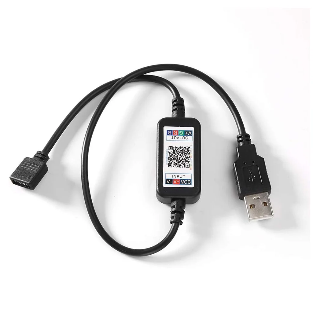 TECPHILE 5W USB Bluetooth 4 Pin RGB LED Strip Controller - Image 7