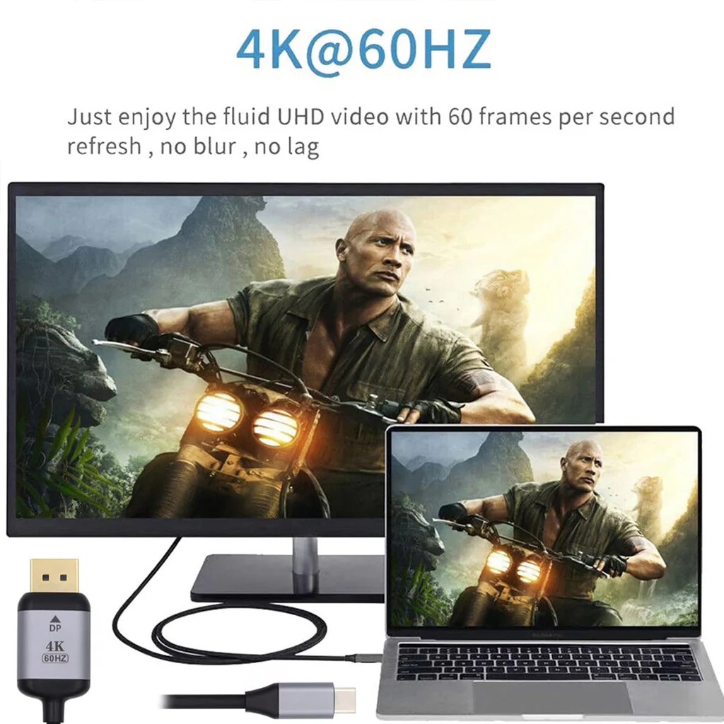 TECPHILE USB Type C to Mini Display Port Cable - Image 17