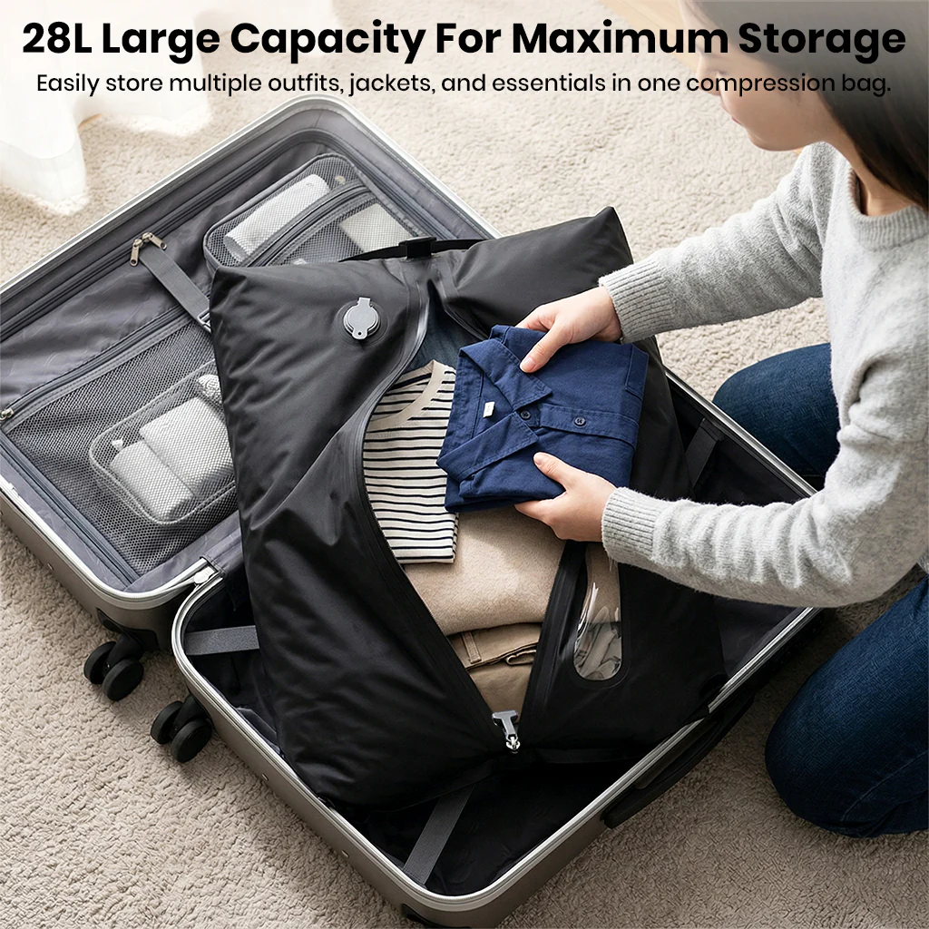 TECPHILE – Vacuum Compression Storage Bags Waterproof for Travel & Home - Image 9
