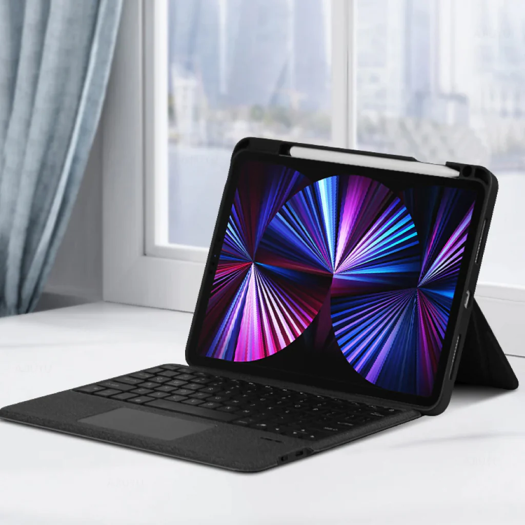 TECPHILE - YJ11 Wireless Keyboard Case for iPad - Image 11