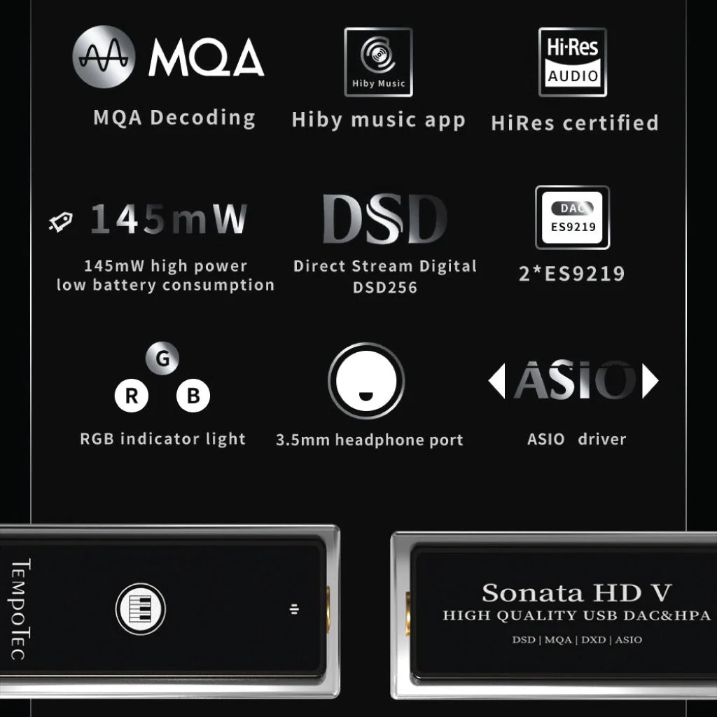 TempoTec - Sonata HD V Portable DAC & Amp - Image 7