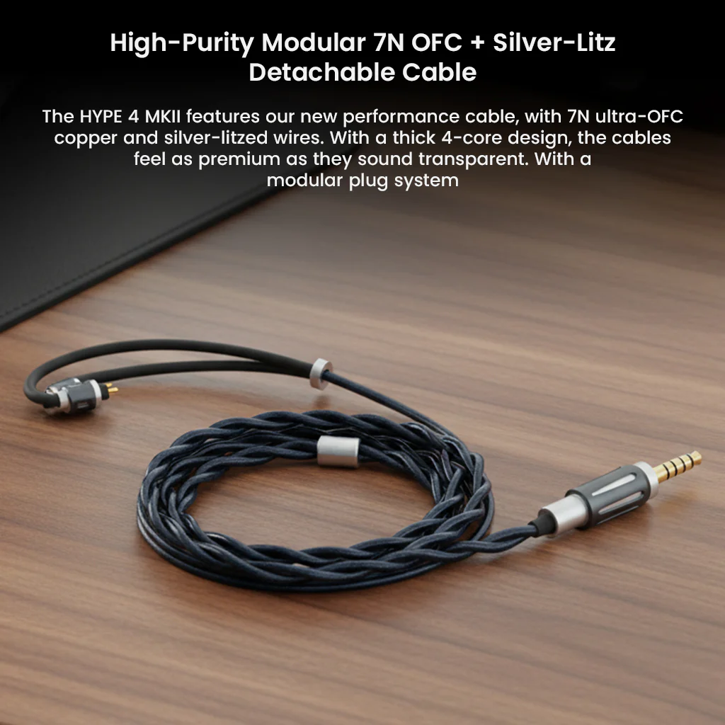 ThieAudio- HYPE 4 MKII 2DD + 4BA Hybrid IEM - Image 6