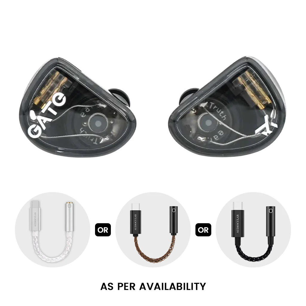 Truthear GATE IEM + AUDIOCULAR D07 Slim DAC & Amp